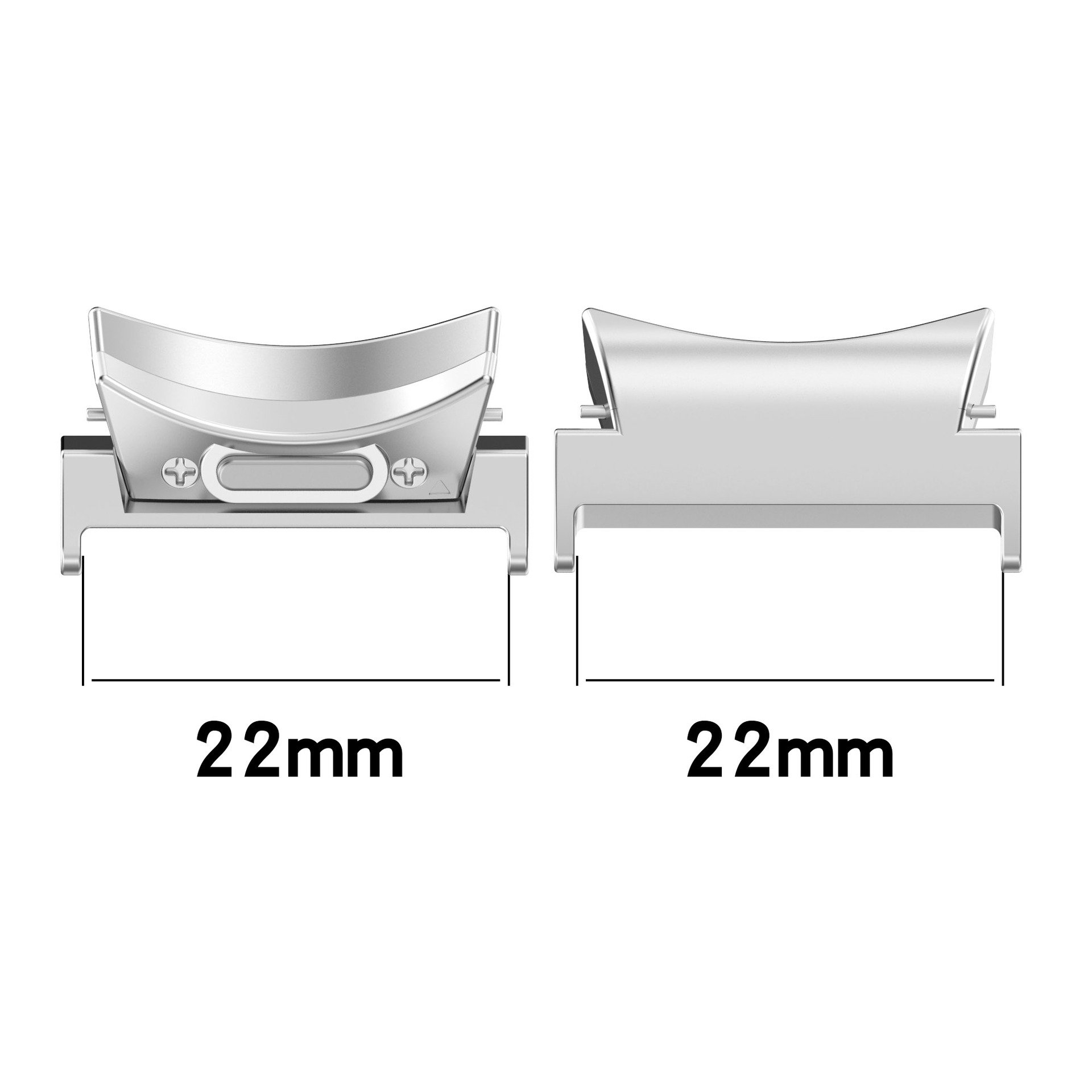 New Arrival Suitable For Samsung Connector Galaxy Watch4 5 6 Stainless steel Tip Adapter 20mm 22mm Accessory